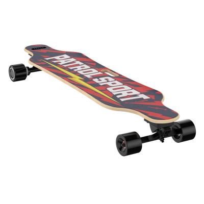 China Maple and alloy long rang high speed skate board deck electric customized e-skateboard for sale