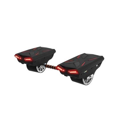 China Single wheel each electric skate 250w motor roller self-balancing double wheel hovershoes with led light 26*16*13cm for sale