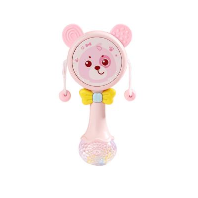 China Eco-friendly Multiple Styles Optional Wholesale Educational Toys Baby Plastic Rabbit Rattle Toy for sale