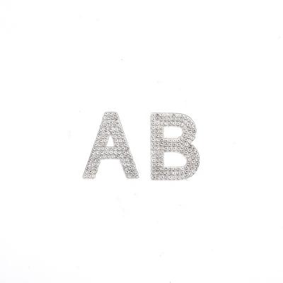 China Shiny hot sale rhinestone colors rhinestone ironing patch 3D patch custom clothing patch for sale