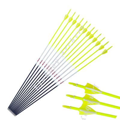 China Linkboy Archery TIR 600 Spine 700 800 Tips 100% Pure ID 4.2MM Carbon Arrows 30inch 1.75inch Arrow Vanes 80gr Recurve Bow Hunting for sale