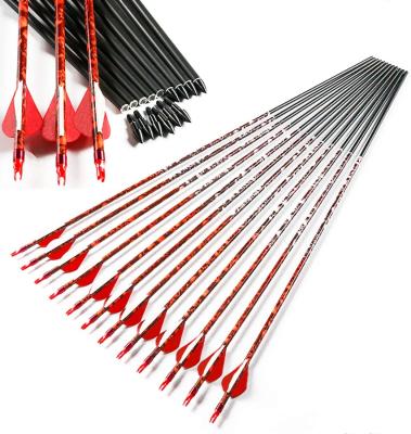 China Hunting Linkboy ID6.2mm 100%pure Carbon Fiber Archery Spine 300 500 32