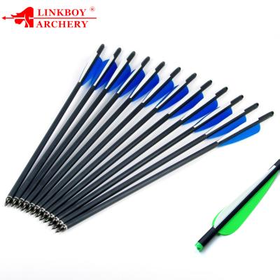 China Hunting hot sale carbon recurve archery aluminum broadhead 20 16 arrow crossbow for hunting for sale