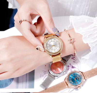 China Luxury Water Resistant Business Quartz Watches For Women Gold Stainless Steel Waterproof Ladies Wrist Watch Classic Gift for sale