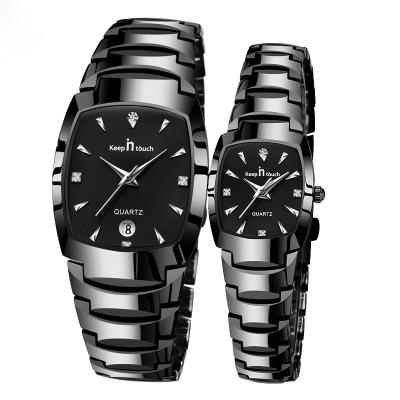 China Day/Date Fast Delivery Custom Logo Watch Couple Fashion Quartz Wrist Watch For Lover Hand Watch 8413 for sale