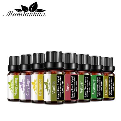 China Pigmentation Correctors Essential Oil 100% Pure Essential Oil Gift Set Aromatherapy 6/10ml Gift Set Private Label Vanilla Rose Vetiver Rosemary Chamomi for sale