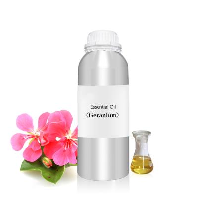 China 100% Pure and Natural Anti-inflammatory Geranium Essential Oil Glass Bottle Brown Pack With Private Label 1000ml for sale