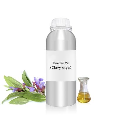 China Soothe Skin High Quality Natural Light Yellow Liquid Muscle Aches 100% Whitening Pure Organic Clary Sage Essential Oil for sale