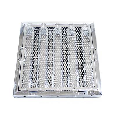 China UM2520 Restaurant Cooker Commercial Hood Filters Chain Parts Interceptor Easy Installaion Type Spark Filters Baffle for sale