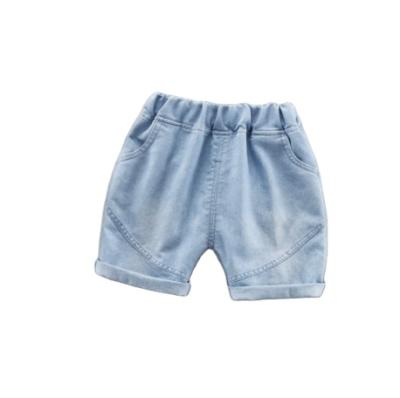 China KYO Children Breathable Denim Shorts Woven Baby Boy's Jeans Five-Quarter Pants Kids Clothing for sale