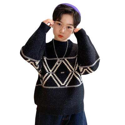 China KYO Boys Autumn /Winter Casual Children's Crewneck Sweater Boys Fan Knitted Long Sleeve Fashion Sweater for sale