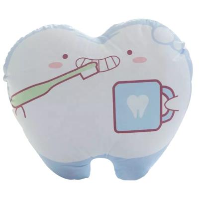 China Dental Regional High Quality Dental Teeth Form Dental Removable Soft Plush Tooth Expression Pillow For Dental Gift For Kids for sale