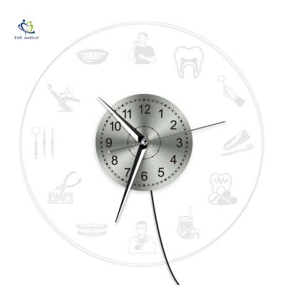 China FULL Colorful Clinic Wall Clock Dental Clinic Decoration LED MEDICAL Light Dental Clinic Wall Clock for sale