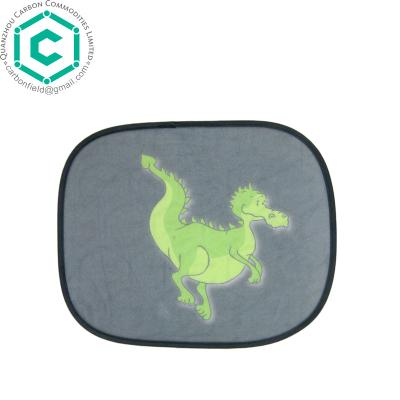 China Animal Pattern Nylon Mesh Fabric Side Car Sun Shield for sale