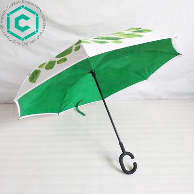 China Custtomzied Traditional Full Sheets Printing Outside Inverted Umbrella for sale