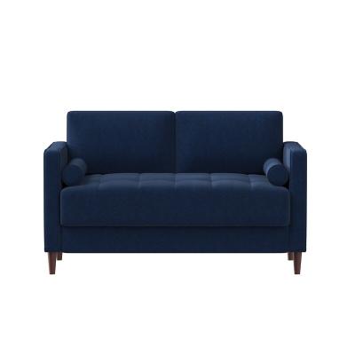 China Other Contemporary Design 52.4inch Square Arm Lounge High Density Loveseat Sofa for sale