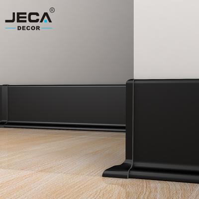 China Foshan Supplier JECA Modern Aluminum Skirting Board Profiles For Floor Decoration High Quality Skirting Panel Covers Baseboard for sale