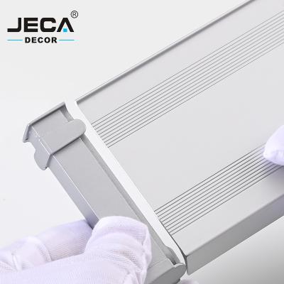 China Foshan JECA Modern Hot Selling Aluminum Skirting Board Baseboard Molding For Floor Decoration Metal Skirting Board Free Sample for sale