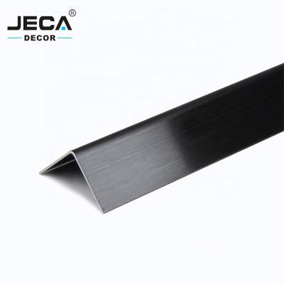 China JECA Modern Decorative Profile 304 Stainless Steel Tile Hot Selling Tile For Edge Protection Metal Tile Corner Strips for sale