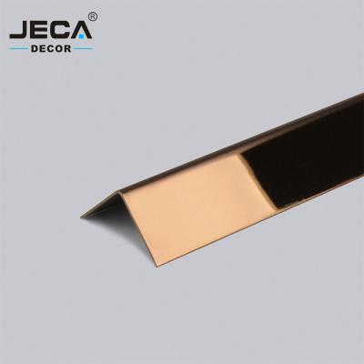 China Modern Foshan JECA Outside Protective Corner Profiles For Wall Corner Covers High Quality 304/316 Stainless Steel Tile Trims for sale