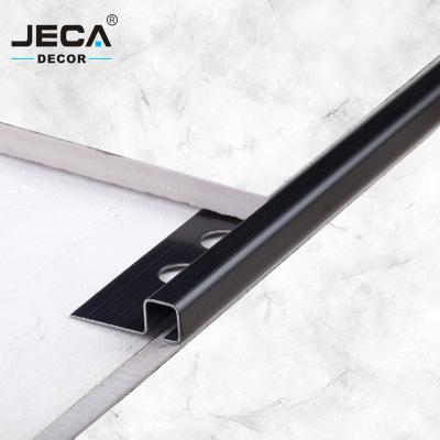 China JECA modern manufacturer High Quality Stainless steel tile trim metal tile profiles high quality Q shape decorative profiles for sale