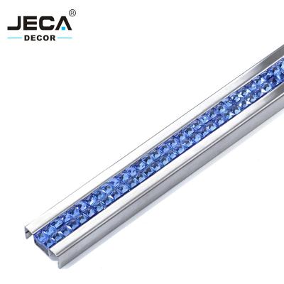 China From Foshan JECA factory modern ceramic tile trims directly with Diamond Decoration 304 new style decorative profile for bathroom or kitchen for sale