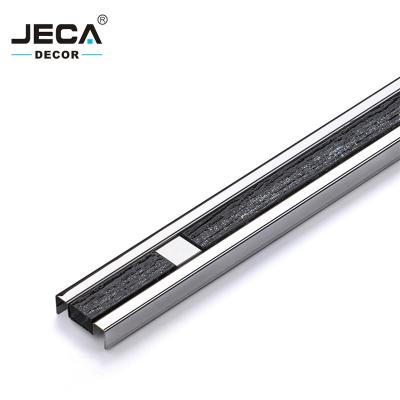 China Foshan JECA Modern 304 Style High Quality Decorative Profile For Bathroom Wall Decoration Stainless Steel Tile Trim Free Sample for sale