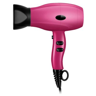 China Salon Hair Blow Dryer 2000w Ionic Electric Blow One Stage Hair Dryer Blow Up Popular Black for sale