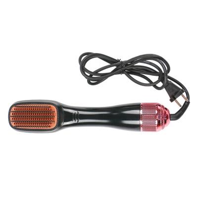 China Negative Ion One Step Hair Dryer Volumizer Styler Nondisposable Hot Air Hair Straightener Brush for sale