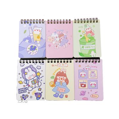 China Custom steno top sheets spiral a7 50 books spiral notebooks notepads logo printed for sale