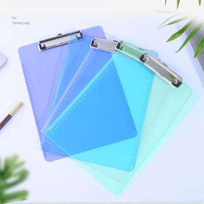 China office & school & Custom Gift Student Exam Folder A5 A4 Size Acrylic Clear Clipboards for sale