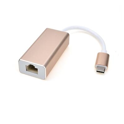 China Laptop. Smartphone USB-C Type C to RJ45 LAN Network Ethernet Gigabit Hub Converter Adapter Dongle RTD2171 USB C to Ethernet Adapter for sale