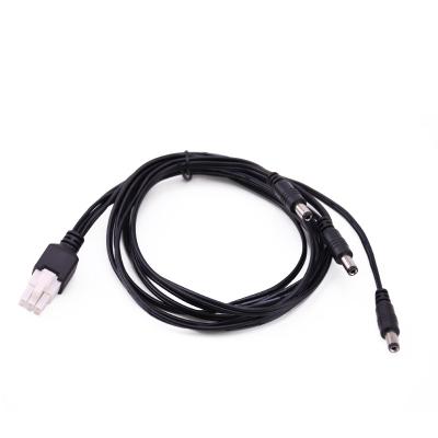 China Industrial For Molex JST Amp Micro 3.0mm Mini Fit 4.2mm HSG HSG Barrel Jack Cable Overmolded Wire Harness for sale