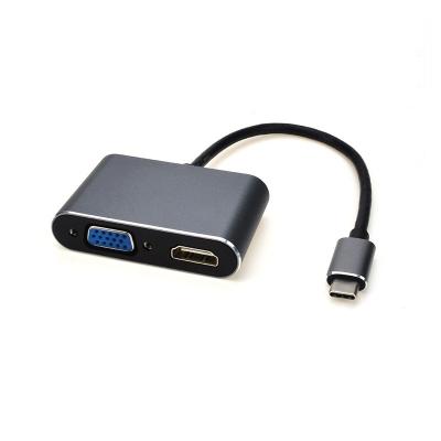 China Electronics USB-C 3.1 to VGA HD Adapter for sale