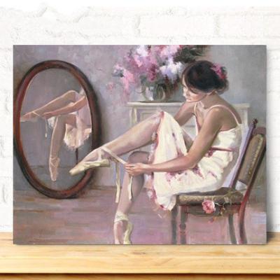 China Modern The Product is40*50cm hot nude ballet girl oil painting and nude oil painting for sale