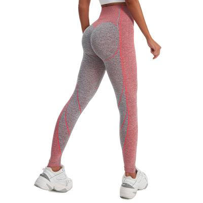 China K8434 Summer High Quality Yoga Pants New High Stretch Tights Breathable Seamless Active Sporty Women Booty Legging for sale