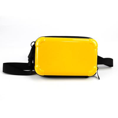 China Yellow Flash Camera Factory Outlet ABS Kids Camera Storage Box Mini Camera Protect Case Luminous Camera Storage Backpack Easy Carry for sale