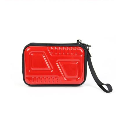 China Carry Storage Case Data USB Cable Organizer Mobile Charger Flight Bag Zipper Case ABS Power Bank Storage Carrying Case for sale