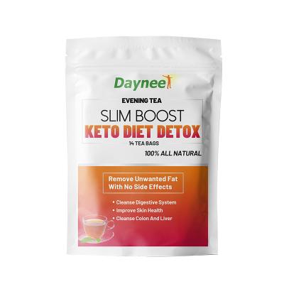 China Best Fast Slim Flat Belly Custom Decaf Private Label Decaf Tea Bag Weight Loss Keto Detox Detox Organic Herbal Tea for sale