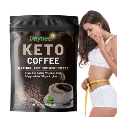 China Natural Instant Keto Weight Loss Keto Coffee Healthy Diet MCT Normal Slim Coffee Keto Slimming For Meal Replacement Food for sale