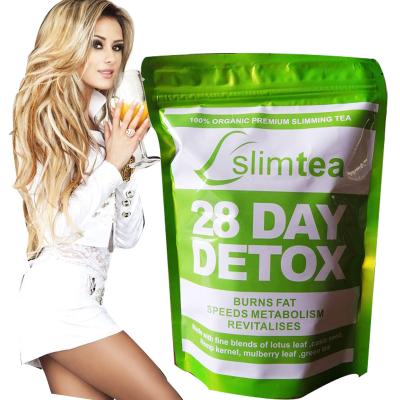 China China factory wholesale decaffeinated slim tea and detox tea 28 days for sale