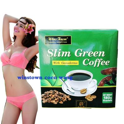 China OEM Slim Instant Coffee With Ganoderma Slimming Green Coffee Lose Weight Meal Replacement Fit Coffee 8743 Anti Aging for sale