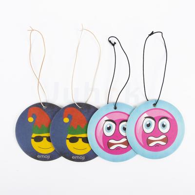 China Custom Paper Flags Juhok Car Hanging For Toyota Different Shapes And Fragrances Car Air Freshener for sale