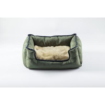 China Cama Para Perro Sustainable Waterproof Breathable Soft Puppy Sleeping Sofa Bed Rectangular Dog Beds for sale