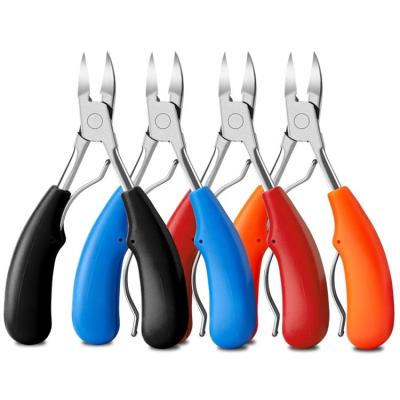 China Large Finger Nail Scissors Stainless Steel Nail Clippers For Olecranon Cuticle Pedicure Cut Endogenous Toenail Correction Clipper for sale