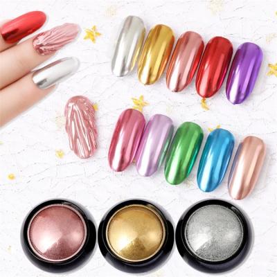 China Nail Beauty Products 16 Colors Nail Art High Pigment Mirror Powder Nails Highlight Nail Powder Wholesale for sale