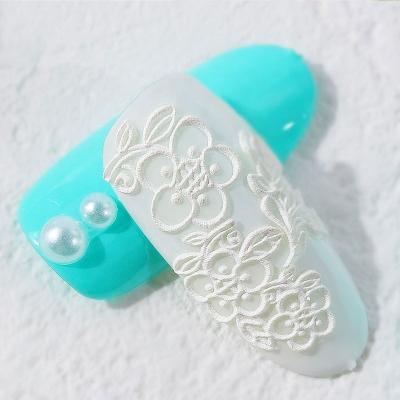 China Nail Beauty Products 3D Nail Stickers Flower Decoration Decal DIY Nails Nail Art Stickers 2022 Sticker Summer for sale