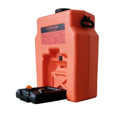 China 0204-1021 Orange Portable Gravity Fed Eyewash 14 Gallons 53 Liters for sale