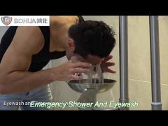bh30-1008 superior emergency shower and eyewash 304 stainless steel