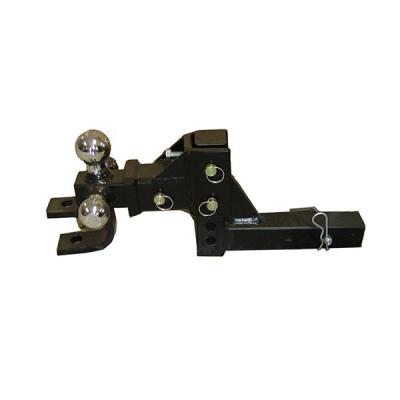 China adjustable tri ball hitch with clevis, chrome ball for sale